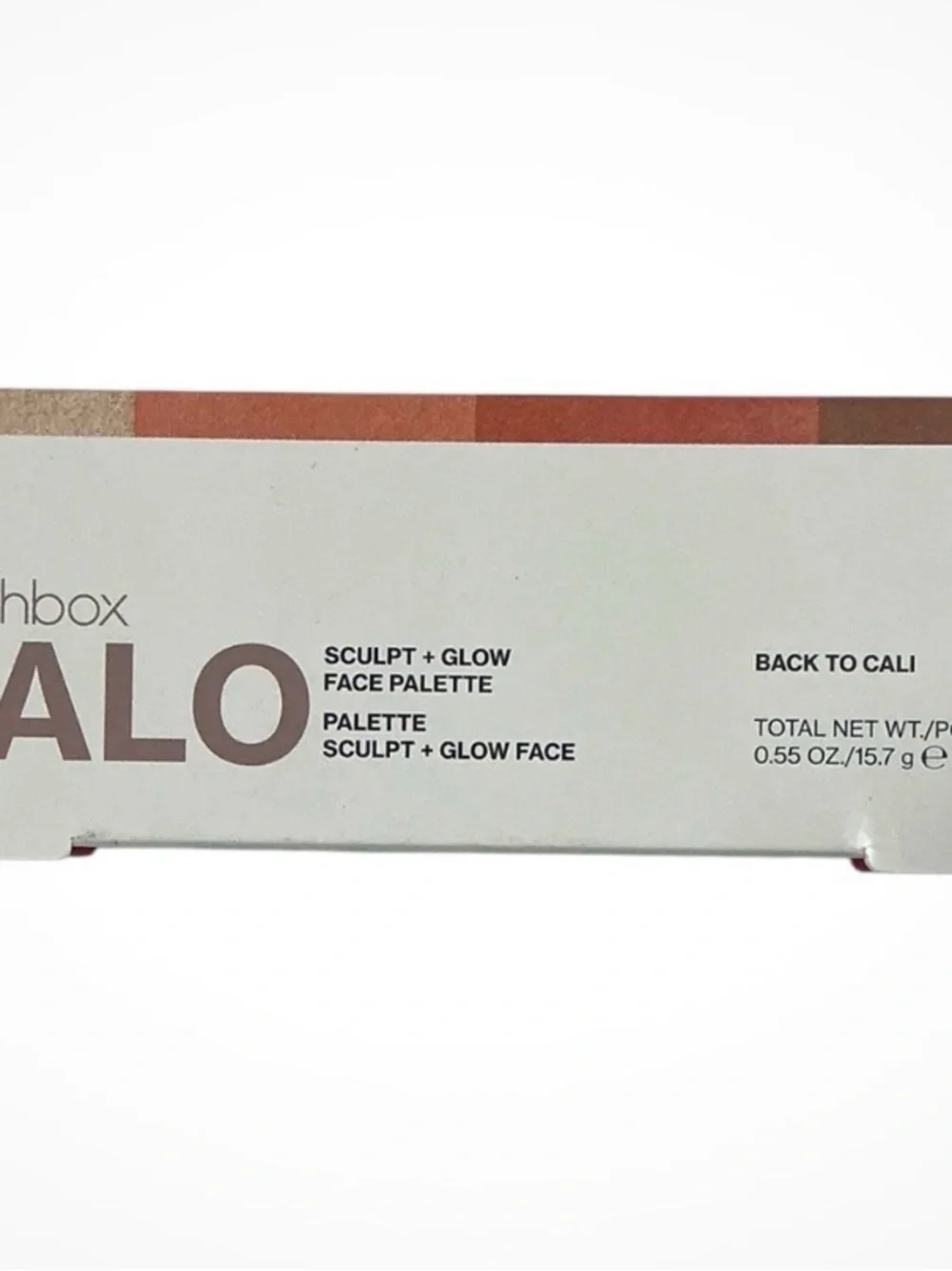 Smashbox Halo Sculpt + Glow Face Palette Coral Saturation Gold Full Size Peach